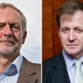 Jeremy Corbyn and Alistair Campbell